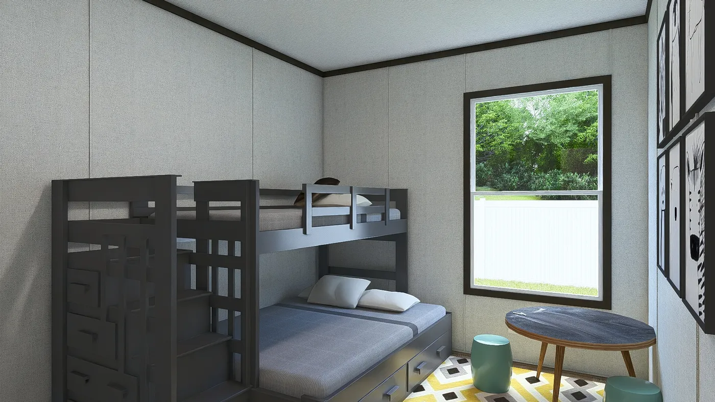 The COLOSSAL Guest Bedroom. This Manufactured Mobile Home features 3 bedrooms and 2 baths.