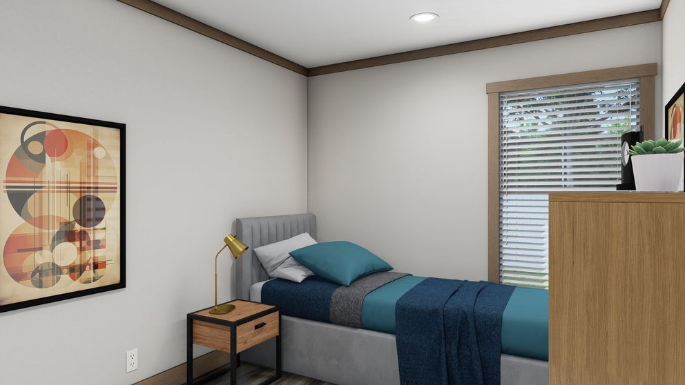 The ANNIE Guest Bathroom. This Manufactured Mobile Home features 3 bedrooms and 2 baths.