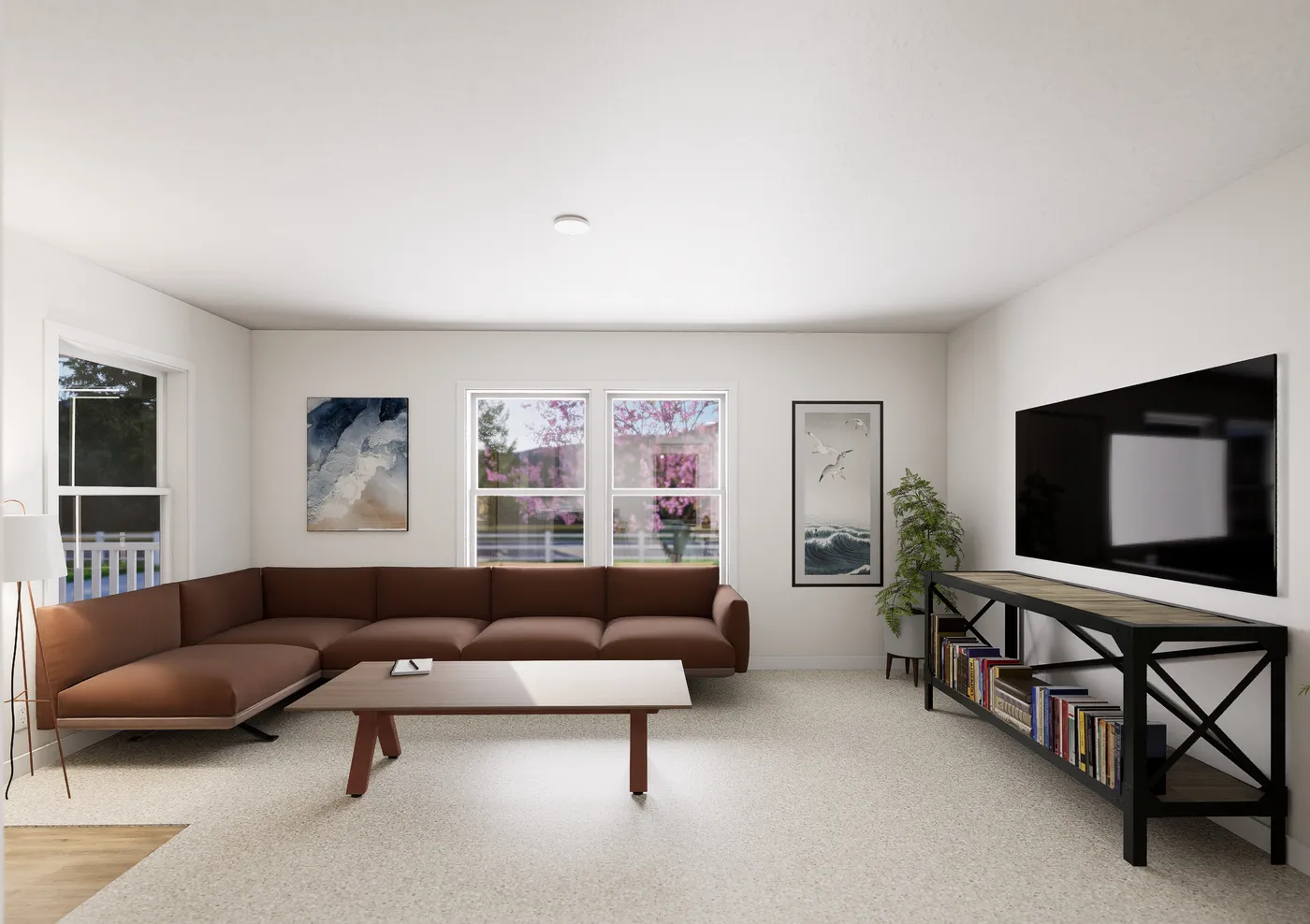 The 5037 IMAGINE Living Room. This Manufactured Mobile Home features 3 bedrooms and 2 baths.