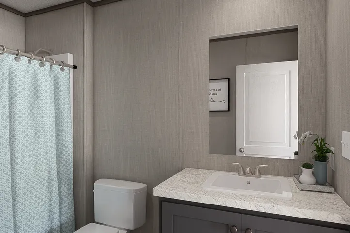 The ULTRA PRO 4 BR 28X68 Guest Bathroom. This Manufactured Mobile Home features 4 bedrooms and 2 baths.
