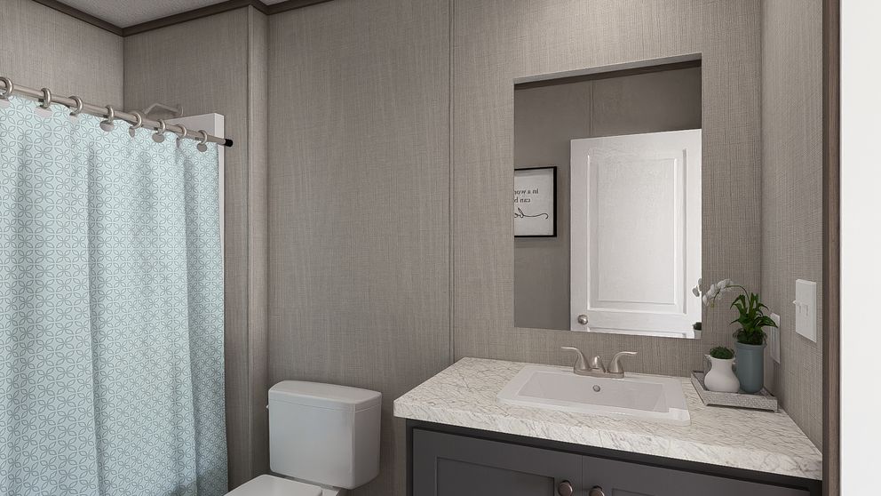 The ULTRA PRO 4 BR 28X68 Guest Bathroom. This Manufactured Mobile Home features 4 bedrooms and 2 baths.