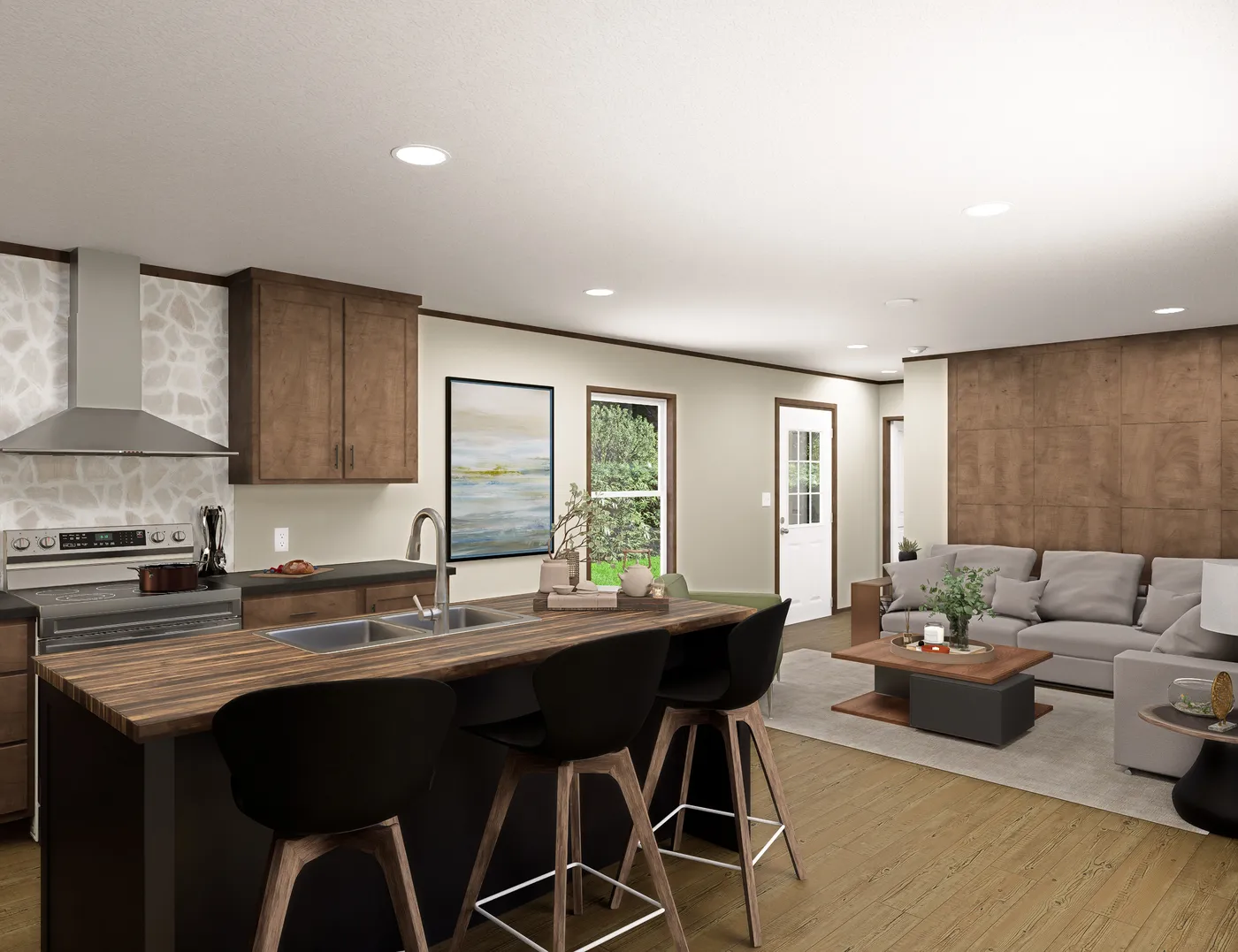 The TUSCANY Foyer. This Manufactured Mobile Home features 2 bedrooms and 2 baths.