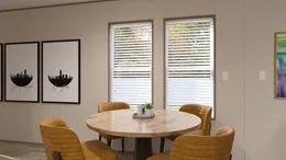 The BLAZER 76 4A Dining Room. This Manufactured Mobile Home features 4 bedrooms and 2 baths.