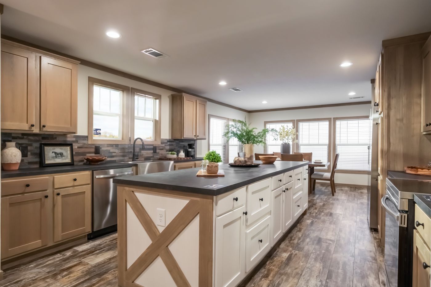 The BOUJEE PREMIER Kitchen. This Manufactured Mobile Home features 4 bedrooms and 2 baths.