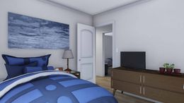 The LOVELY DAY Guest Bedroom. This Manufactured Mobile Home features 4 bedrooms and 2 baths.