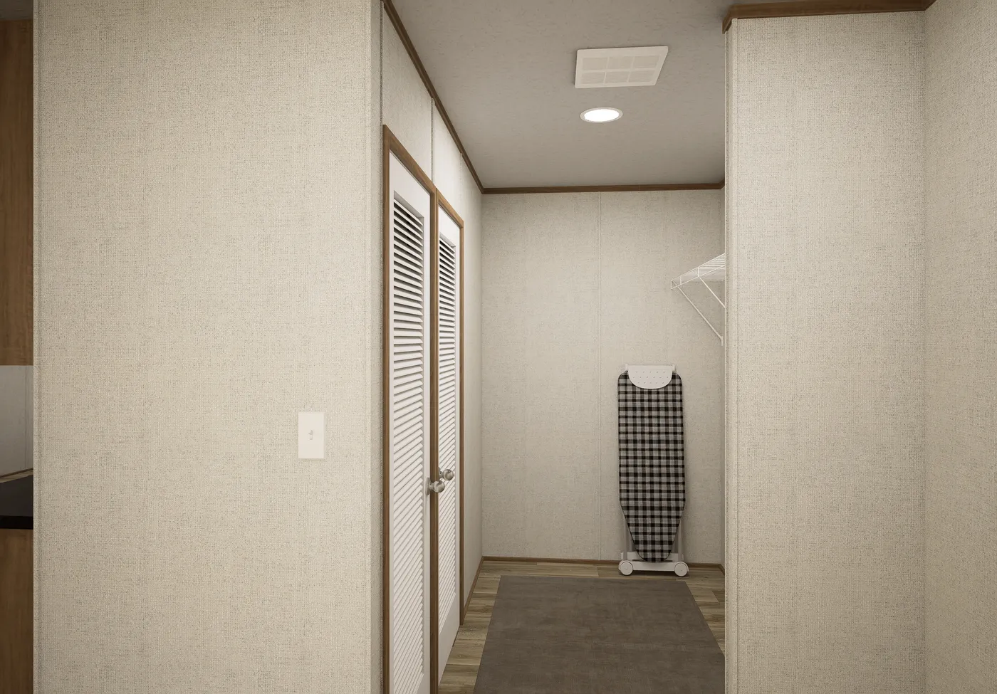 The GROVE Utility Room. This Manufactured Mobile Home features 3 bedrooms and 2 baths.