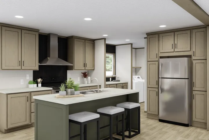 The MOROCCO Kitchen. This Manufactured Mobile Home features 4 bedrooms and 2 baths.
