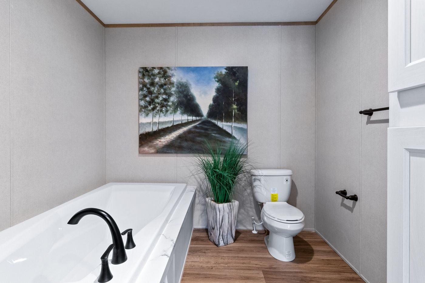 The THE CHOICE Primary Bathroom. This Manufactured Mobile Home features 4 bedrooms and 2 baths.
