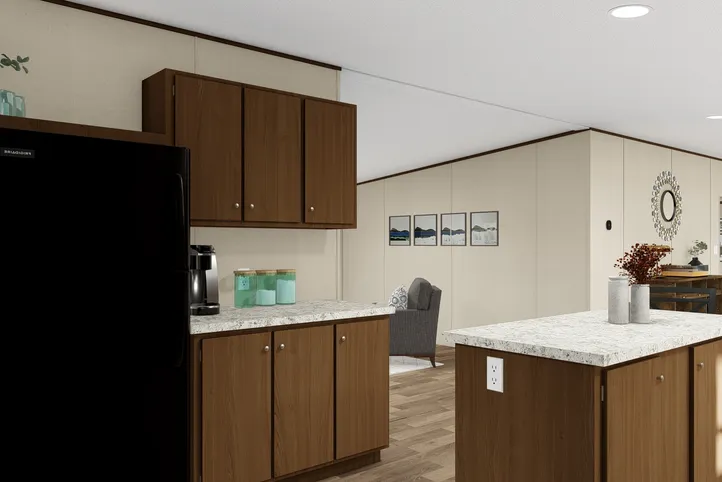 The PRIDE Kitchen. This Manufactured Mobile Home features 4 bedrooms and 2 baths.