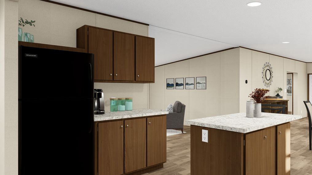 The PRIDE Kitchen. This Manufactured Mobile Home features 4 bedrooms and 2 baths.