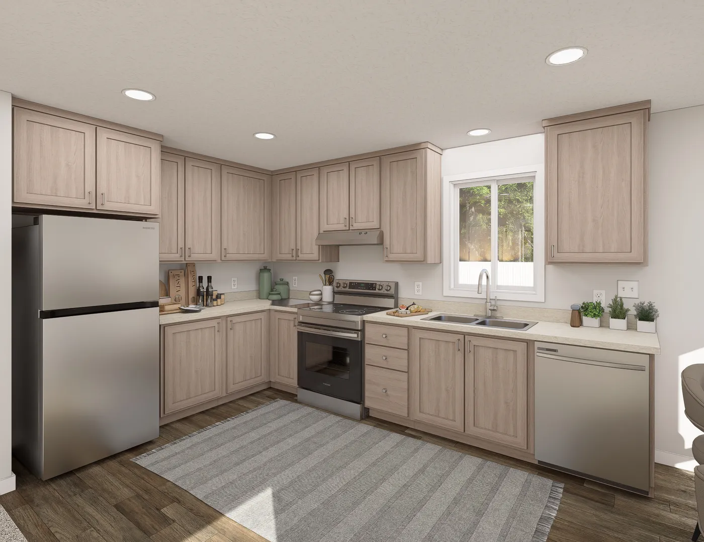 The 5038 IMAGINE Kitchen. This Manufactured Mobile Home features 3 bedrooms and 2 baths.