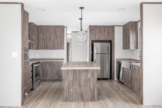 The EMERALD Kitchen. This Manufactured Mobile Home features 3 bedrooms and 2 baths.