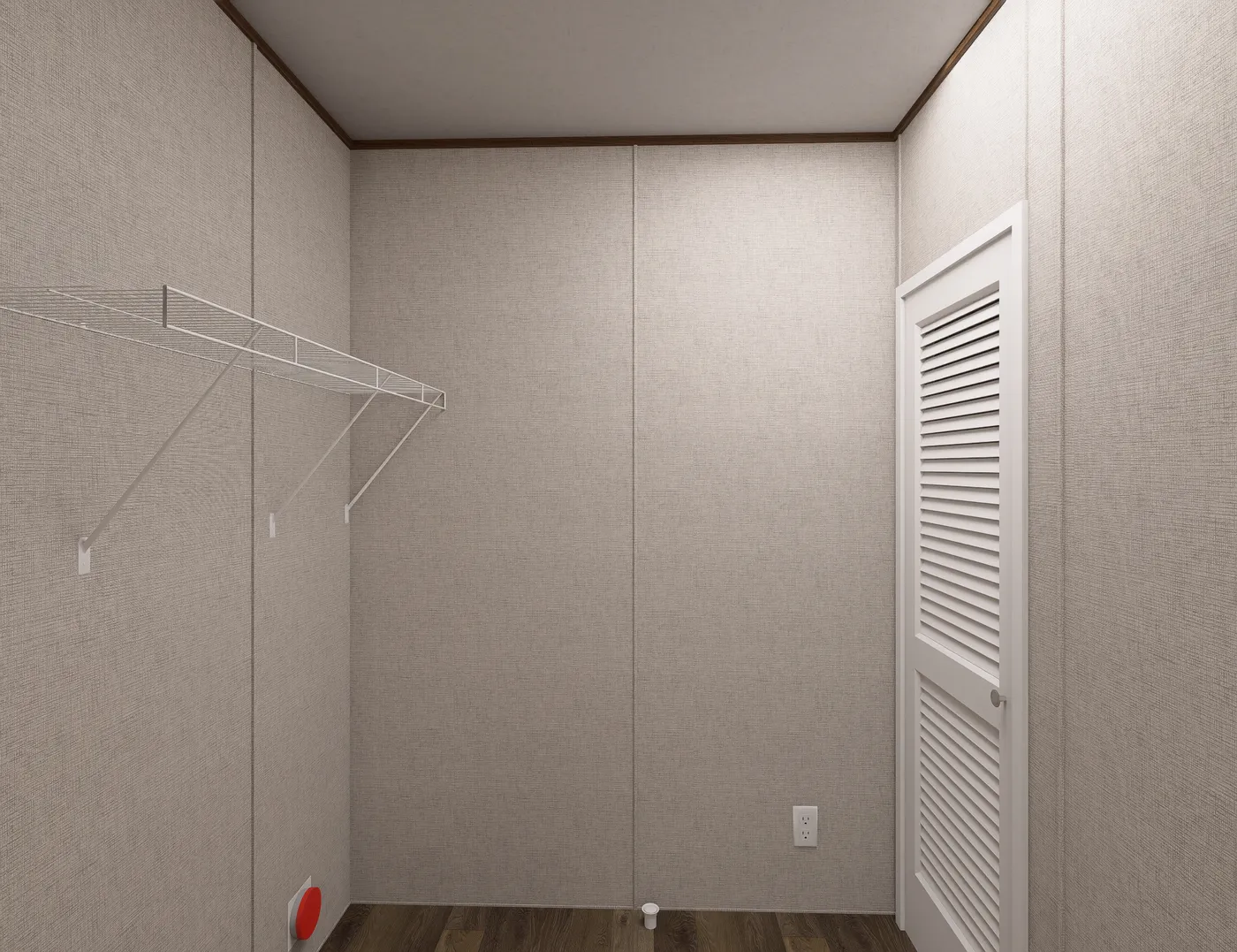 The DOGWOOD Utility Room. This Manufactured Mobile Home features 2 bedrooms and 2 baths.
