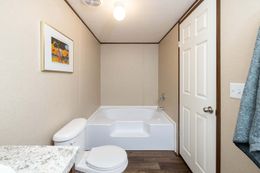 The CELEBRATION Primary Bathroom. This Manufactured Mobile Home features 3 bedrooms and 2 baths.