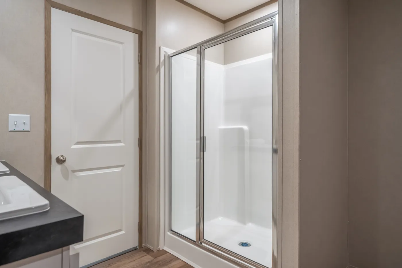 The VISTA Primary Bathroom. This Manufactured Mobile Home features 3 bedrooms and 2 baths.