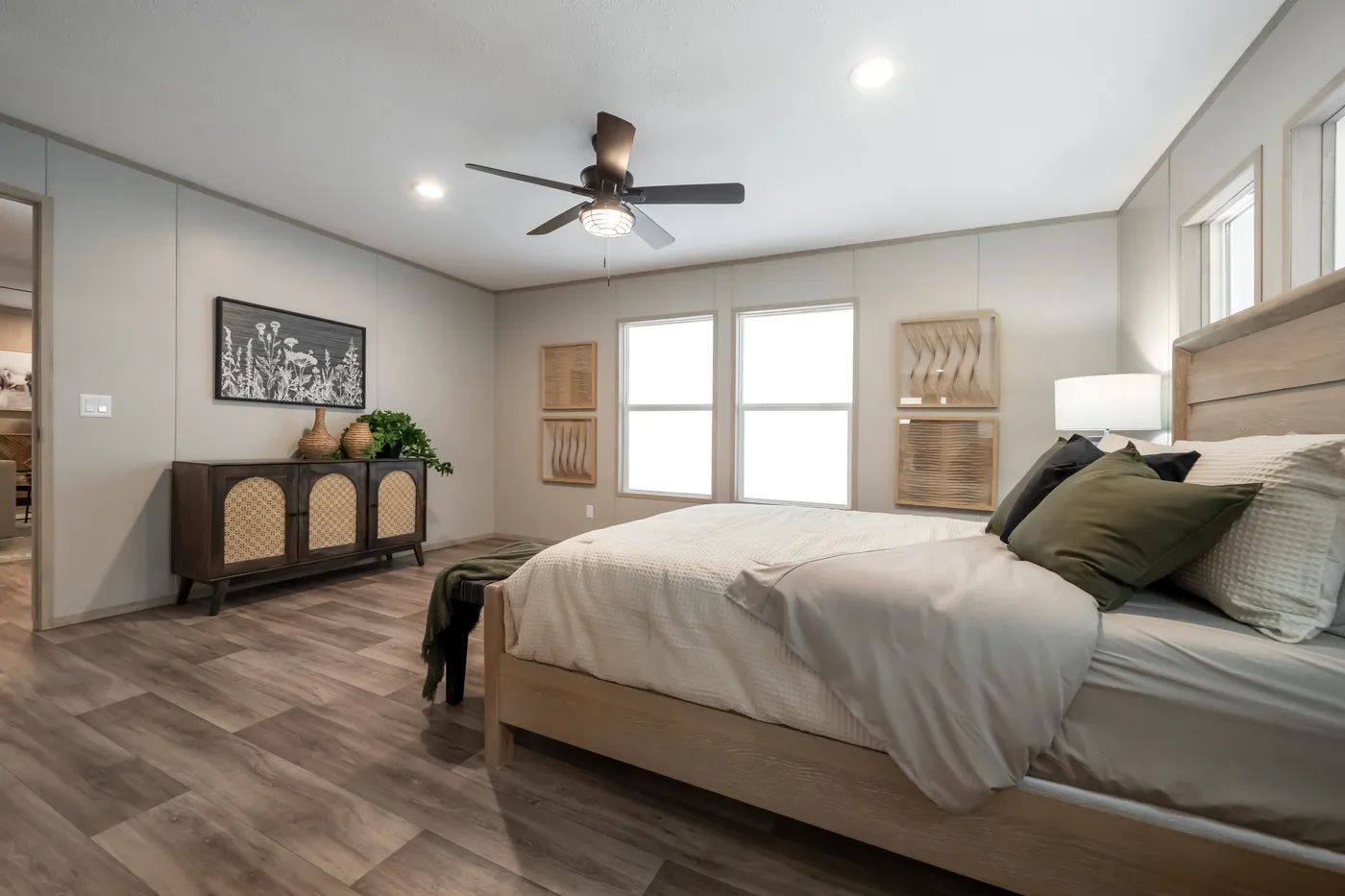 The CROCKETT Exterior. This Manufactured Mobile Home features 3 bedrooms and 2 baths.