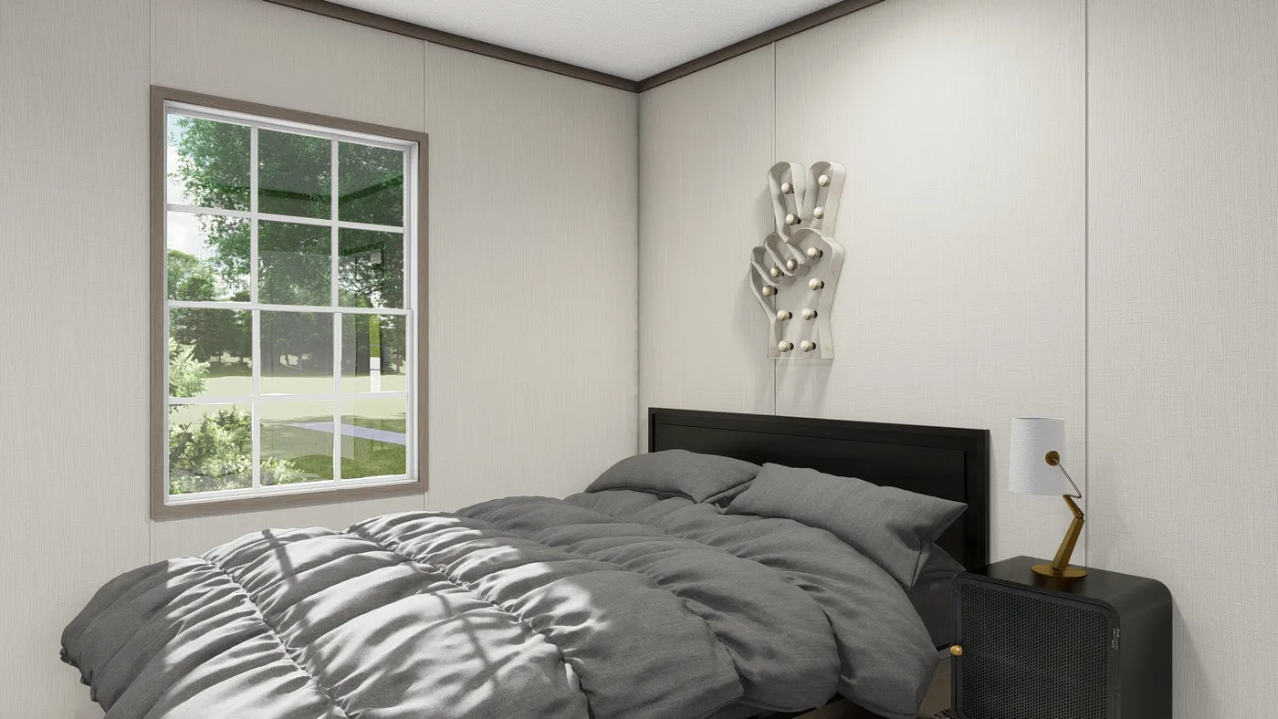 The ULTRA PRO 4 BR 28X60 Bedroom. This Manufactured Mobile Home features 4 bedrooms and 2 baths.