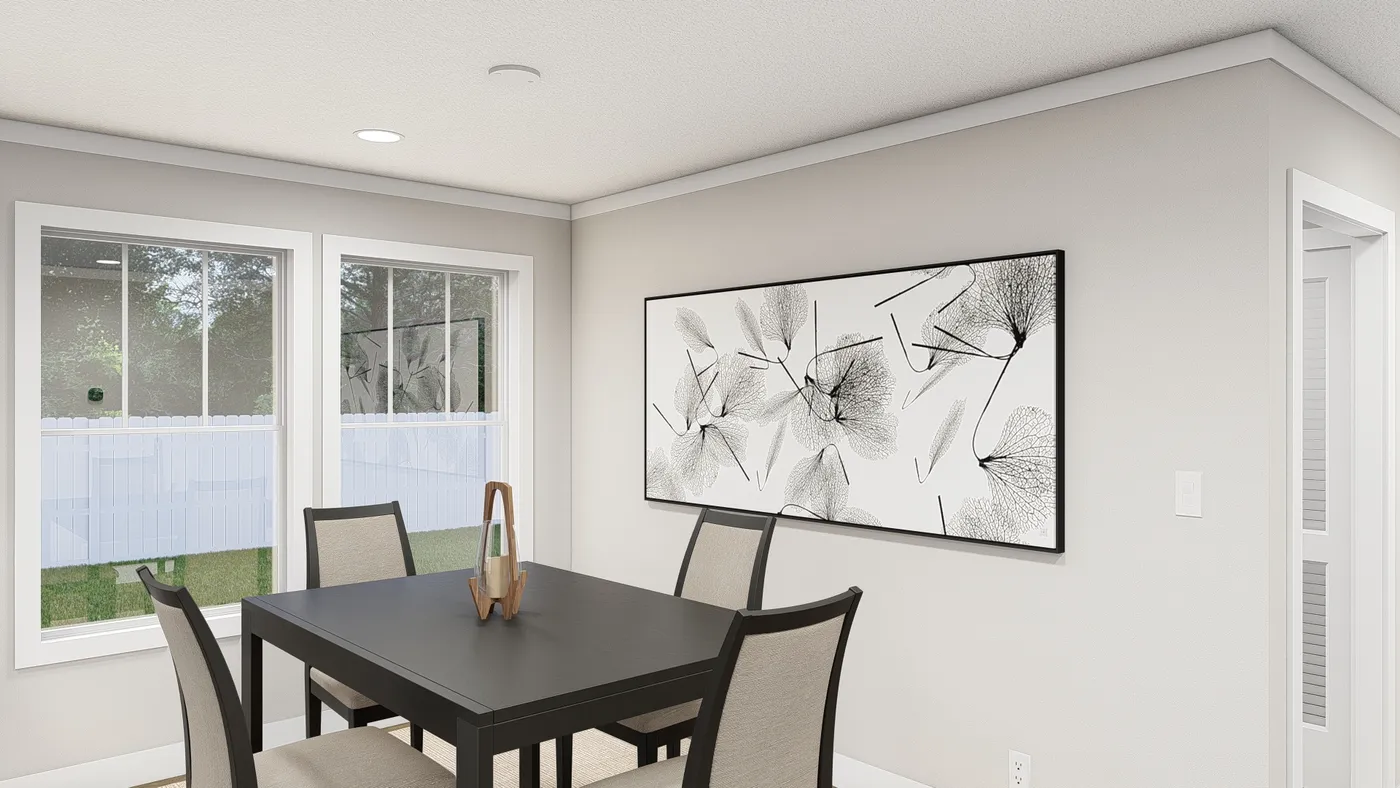 The LIMELIGHT Dining Room. This Manufactured Mobile Home features 3 bedrooms and 2 baths.