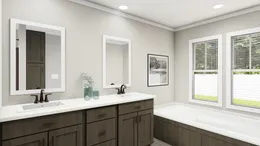 The THE ALEXANDER Primary Bathroom. This Manufactured Mobile Home features 3 bedrooms and 2 baths.