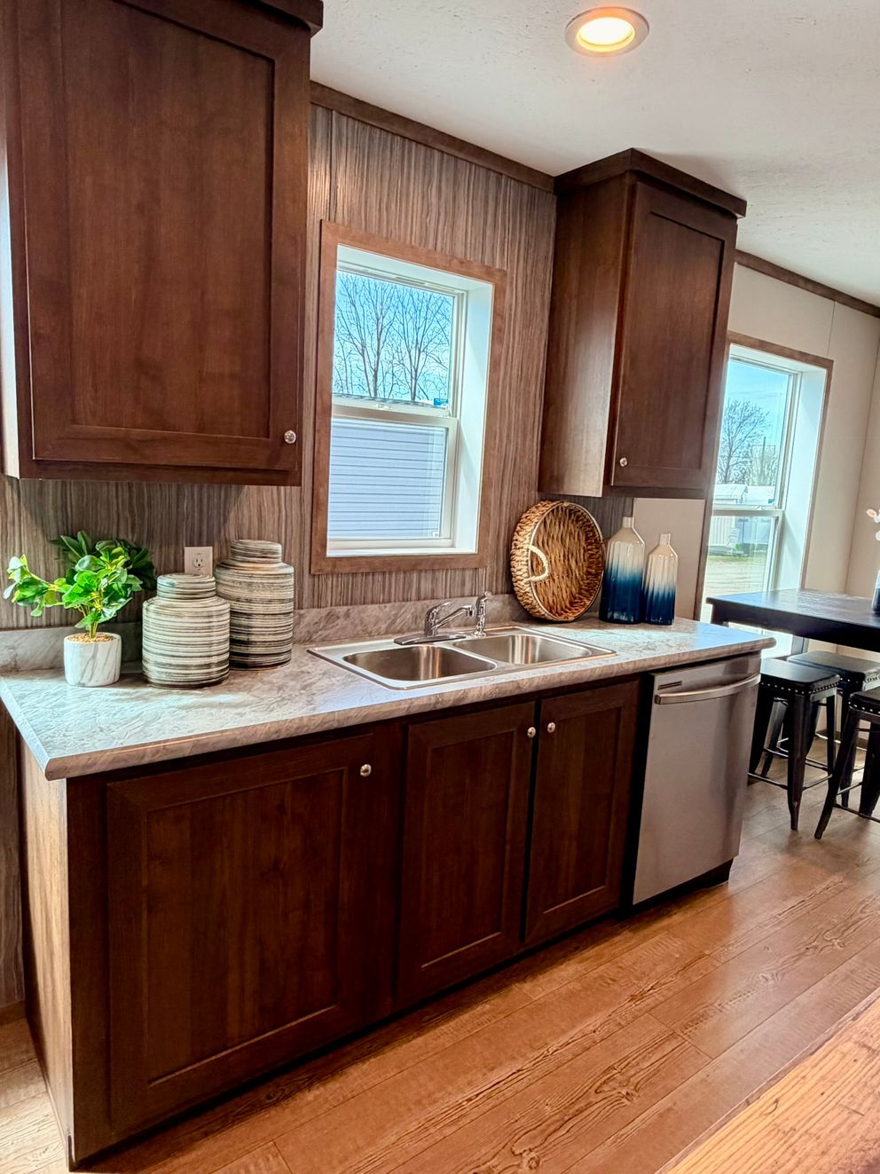 The APATITE Kitchen. This Manufactured Mobile Home features 3 bedrooms and 2 baths.