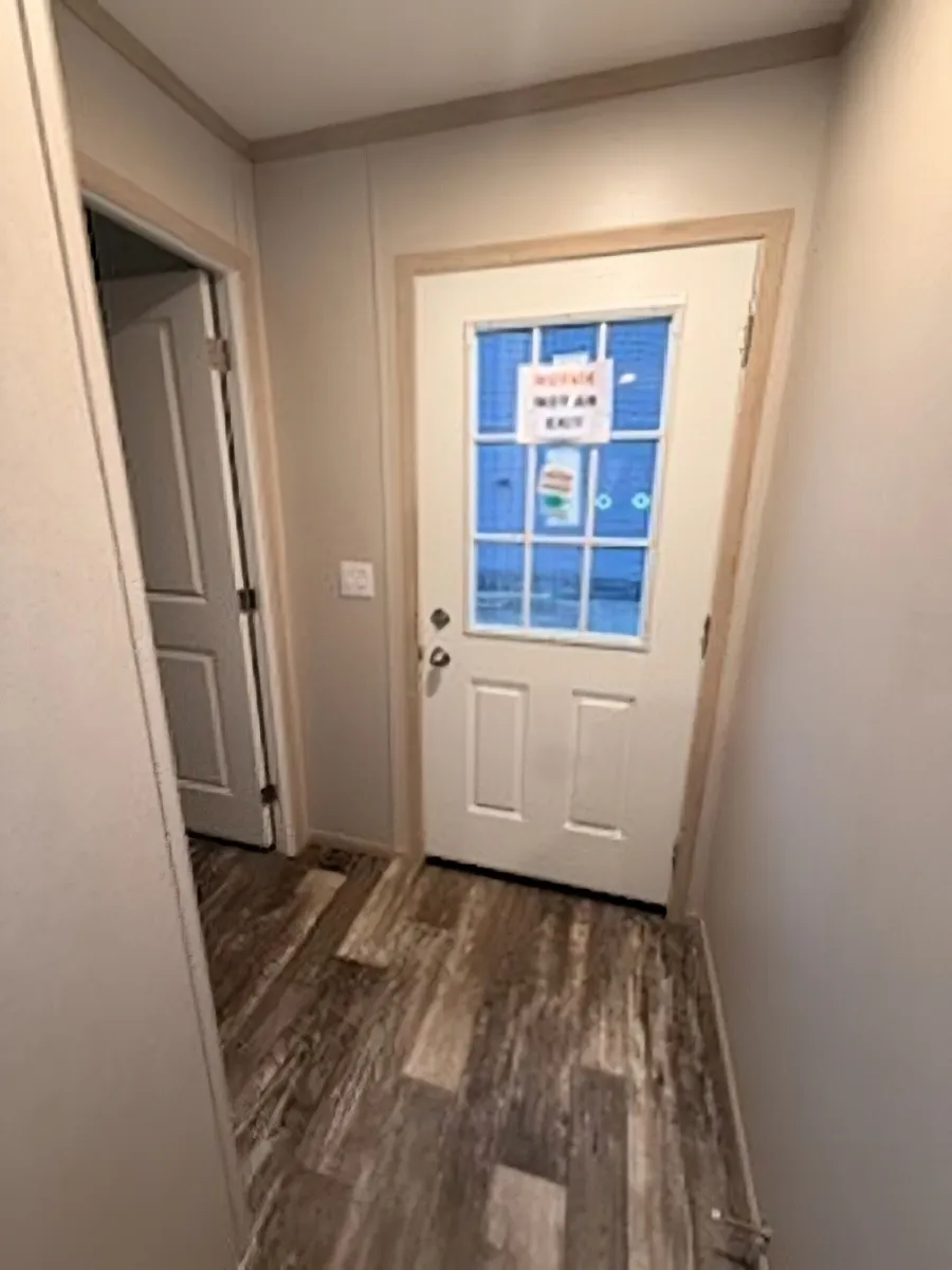 The AMETHYST Hallway to back door.