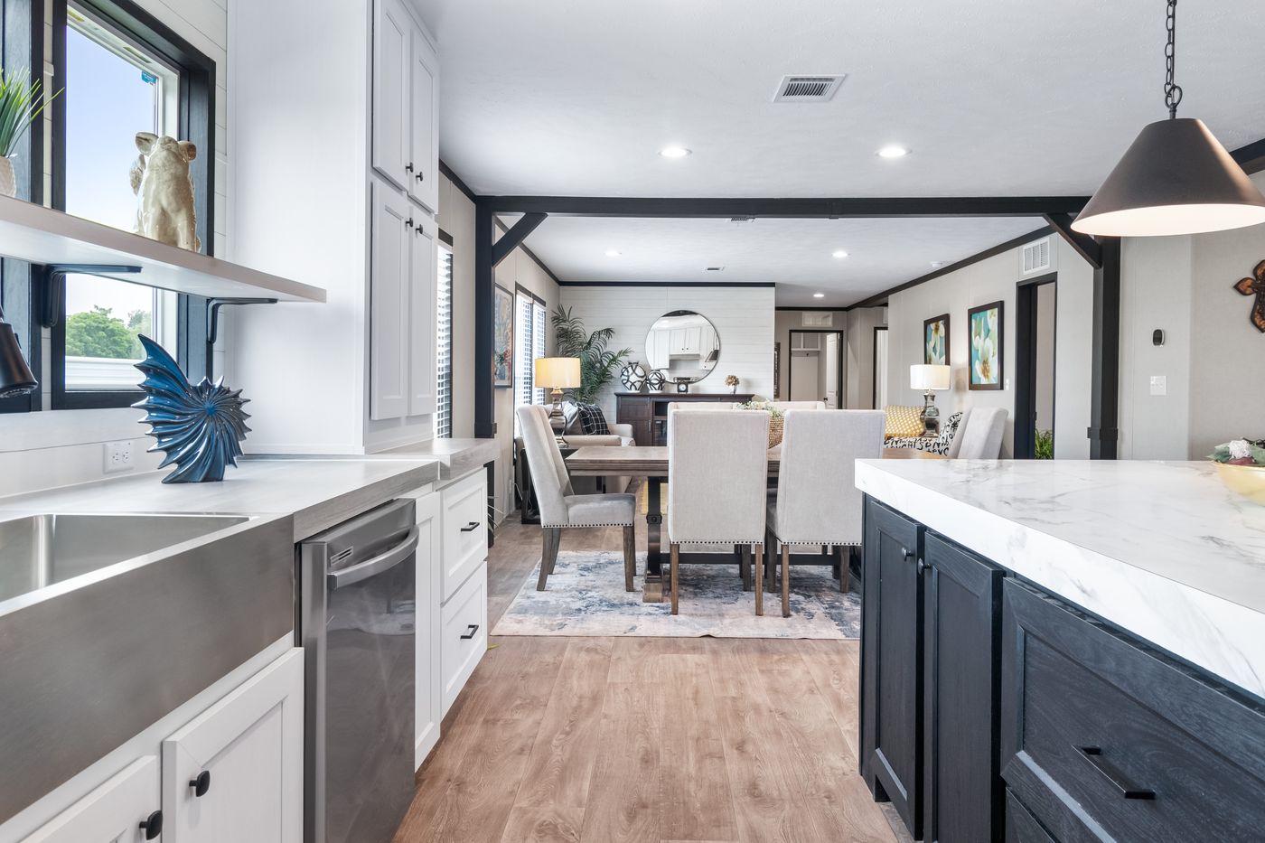 The HERCULES Kitchen. This Manufactured Mobile Home features 4 bedrooms and 2 baths.