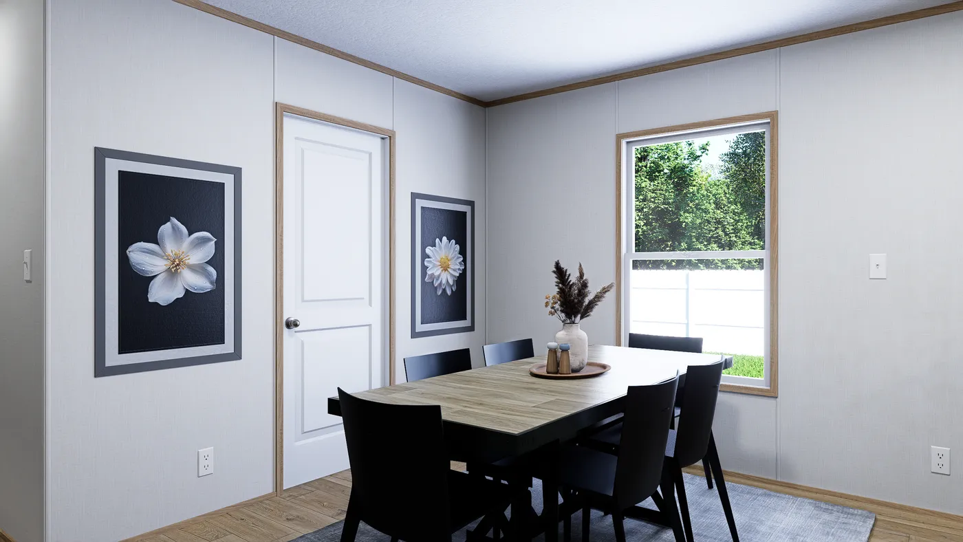 The ELEMENT Dining Area. This Manufactured Mobile Home features 3 bedrooms and 2 baths.