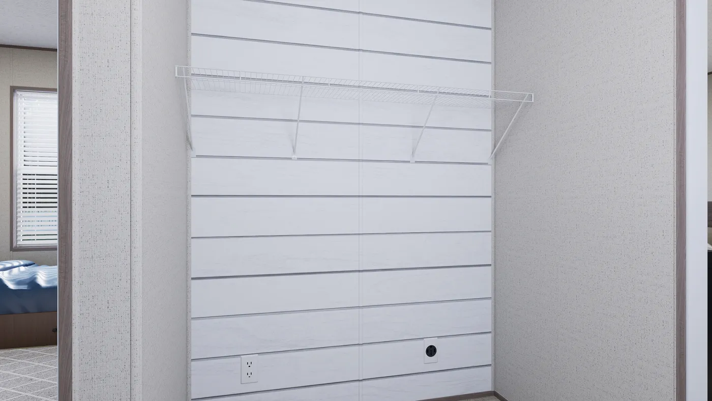 The GLACIER VISTA Utility Room. This Manufactured Mobile Home features 4 bedrooms and 2 baths.