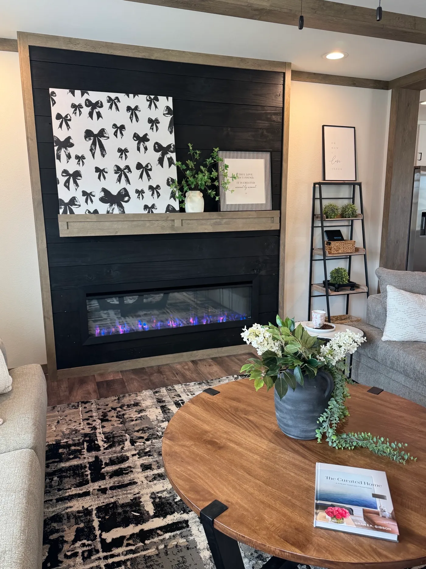 The SAWYER ELITE Living Room. This Manufactured Mobile Home features 3 bedrooms and 2 baths.