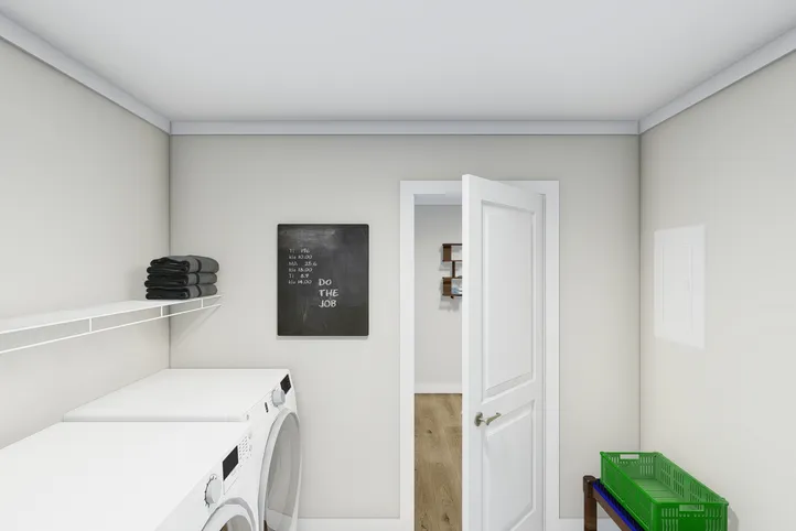 The TAHOE 3272A Utility Room. This Manufactured Mobile Home features 3 bedrooms and 2 baths.