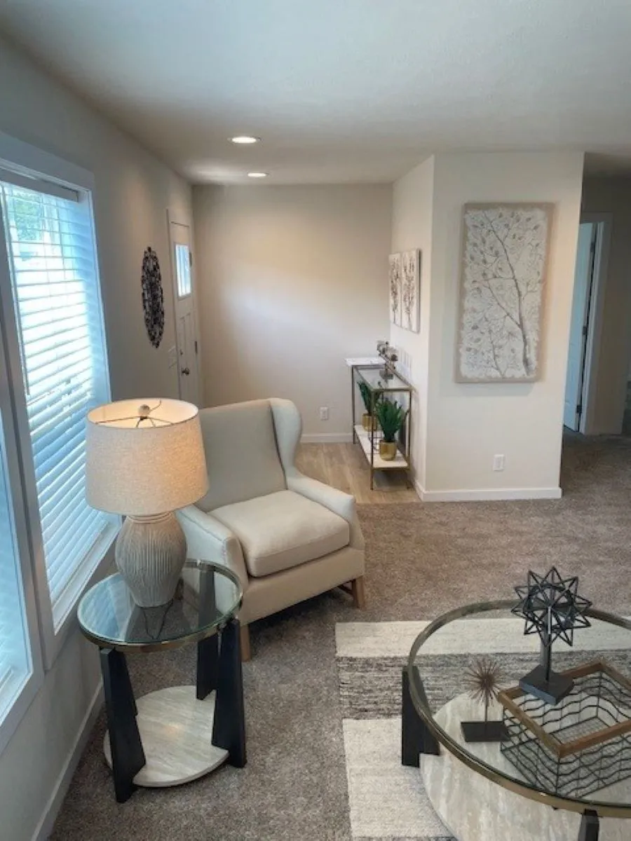 The SOMERSET DR/5228-MS012-1 SECT Living Room. This Manufactured Mobile Home features 3 bedrooms and 2 baths.