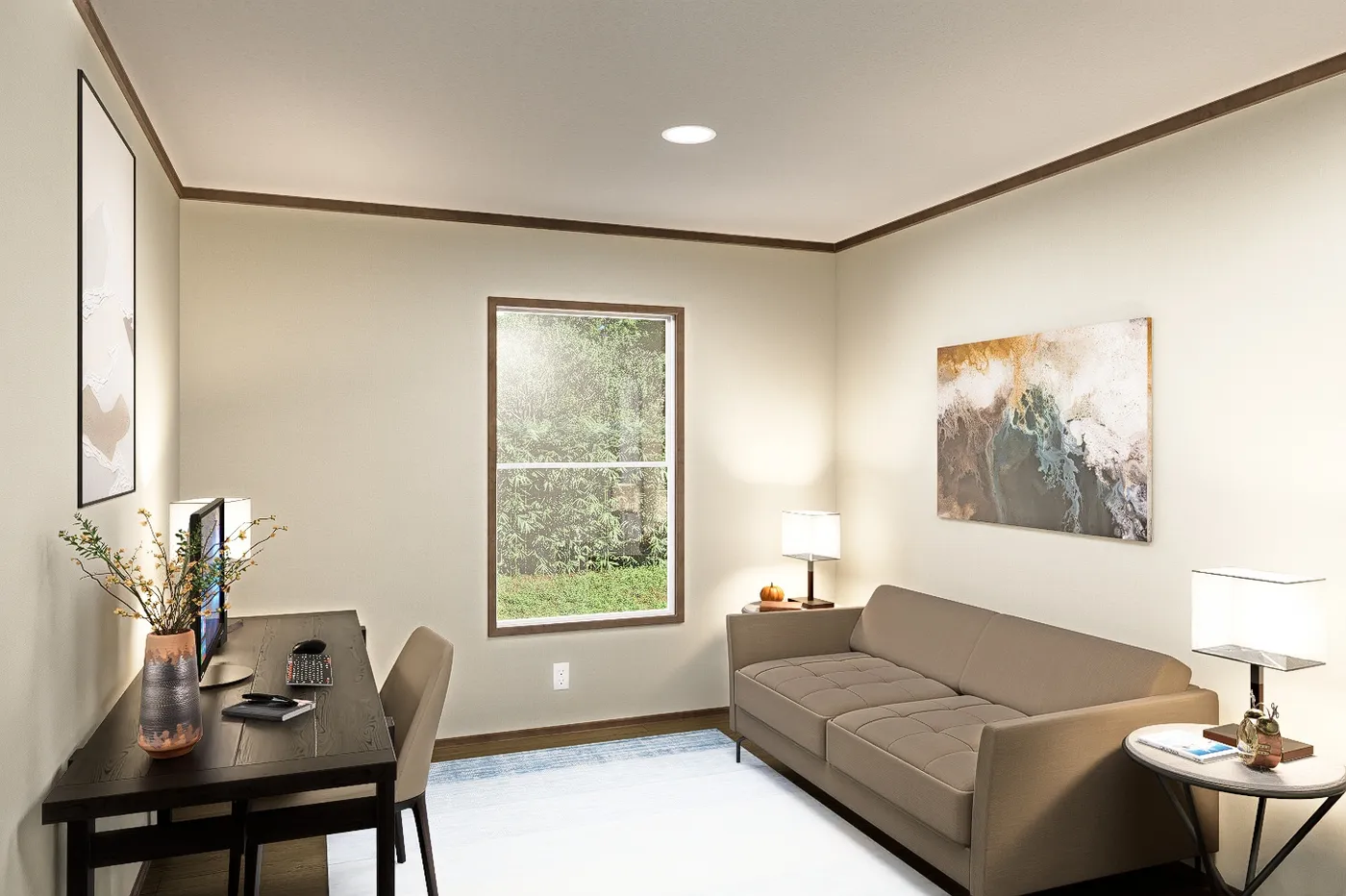 The SNOWCAP Flex. This Manufactured Mobile Home features 4 bedrooms and 3 baths.