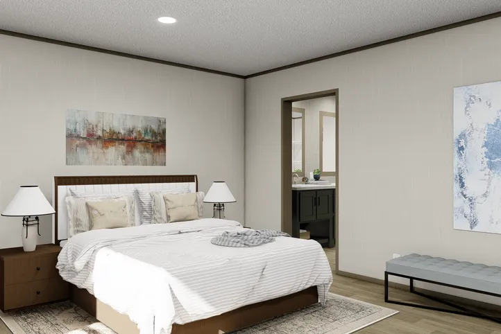 The RIO Exterior. This Manufactured Mobile Home features 3 bedrooms and 2 baths.
