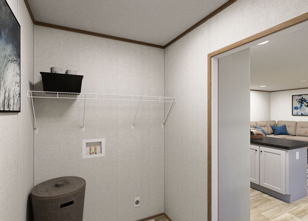 The EMBER Utility Room. This Manufactured Mobile Home features 2 bedrooms and 2 baths.