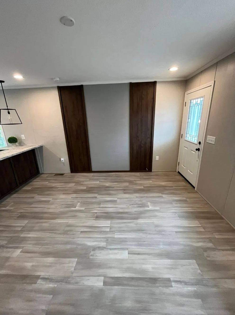 The PERIDOT 60 Living Room. This Manufactured Mobile Home features 2 bedrooms and 2 baths.