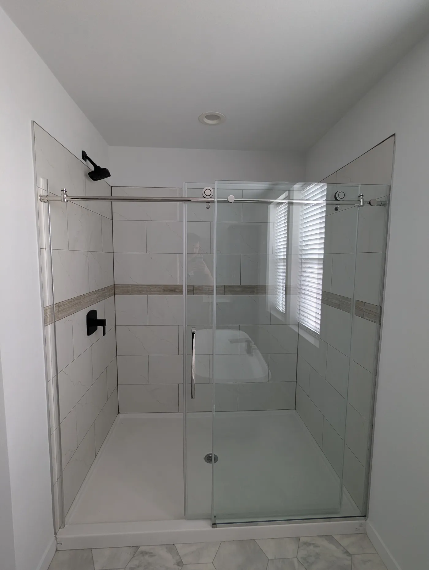 The LULABELLE 4 Primary Bathroom. This Manufactured Mobile Home features 4 bedrooms and 2.5 baths.