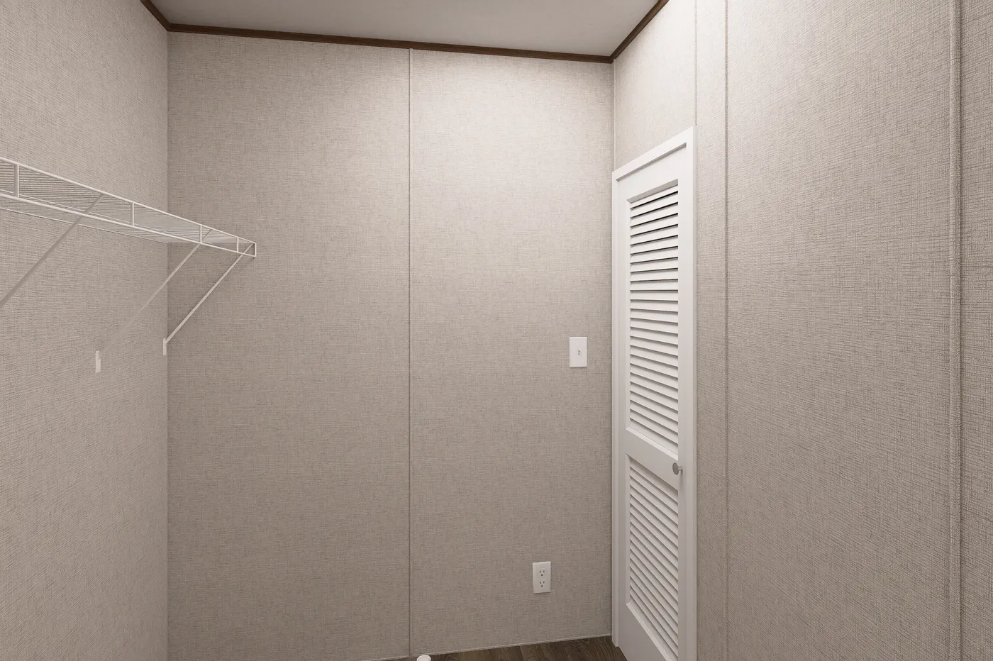 The HICKORY Utility Room. This Manufactured Mobile Home features 3 bedrooms and 2 baths.