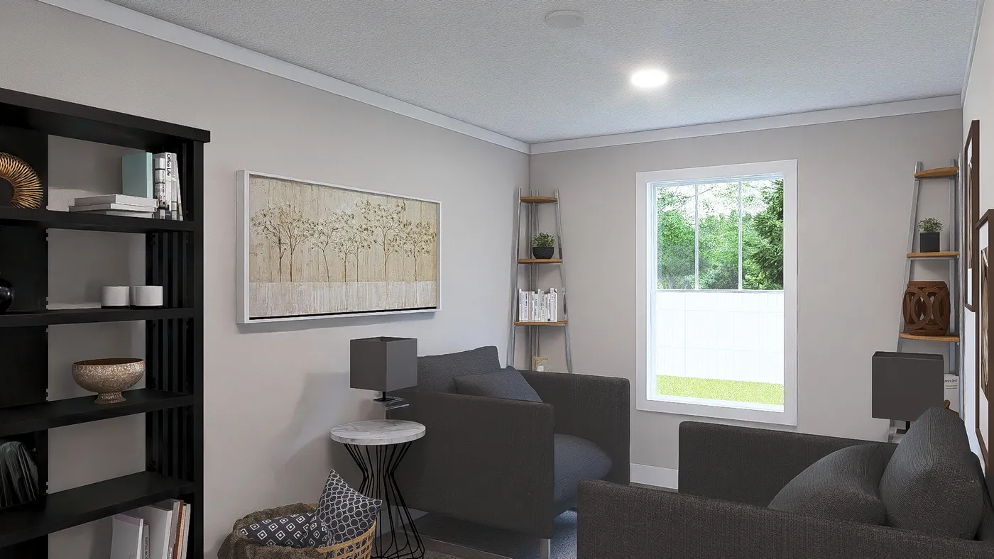 The LIMELIGHT Living Room. This Manufactured Mobile Home features 3 bedrooms and 2 baths.