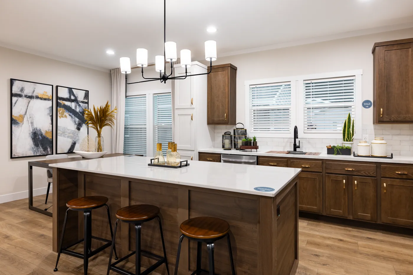 The SAVOR Kitchen. This Manufactured Mobile Home features 3 bedrooms and 2 baths.