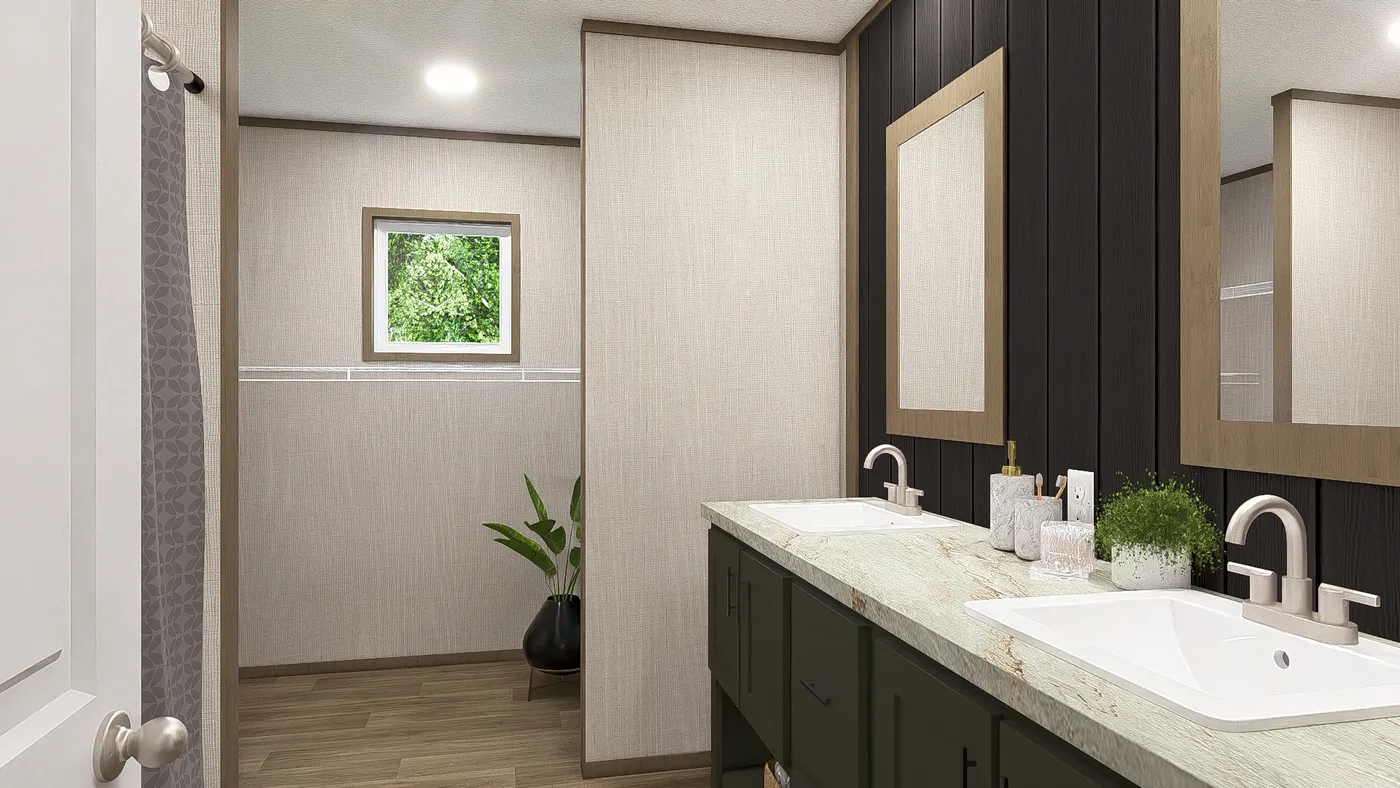 Charwood. The MOROCCO Primary Bedroom. This Manufactured Mobile Home features 4 bedrooms and 2 baths.