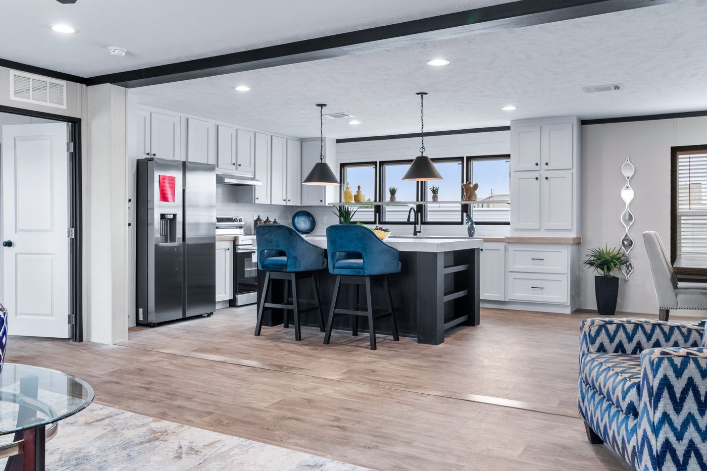 The HERCULES Kitchen. This Manufactured Mobile Home features 4 bedrooms and 2 baths.