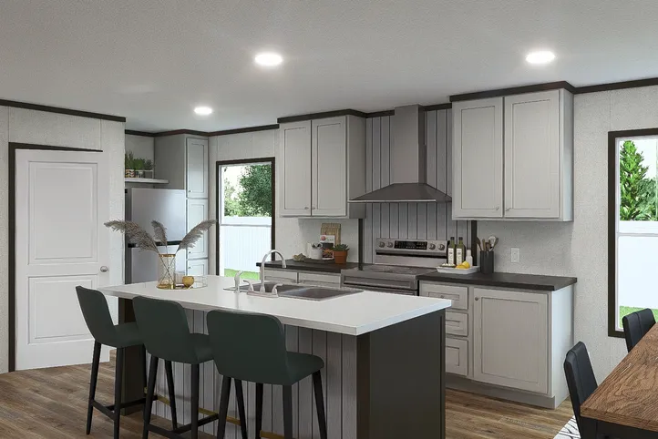 The EMPOWER Kitchen. This Manufactured Mobile Home features 4 bedrooms and 2 baths.