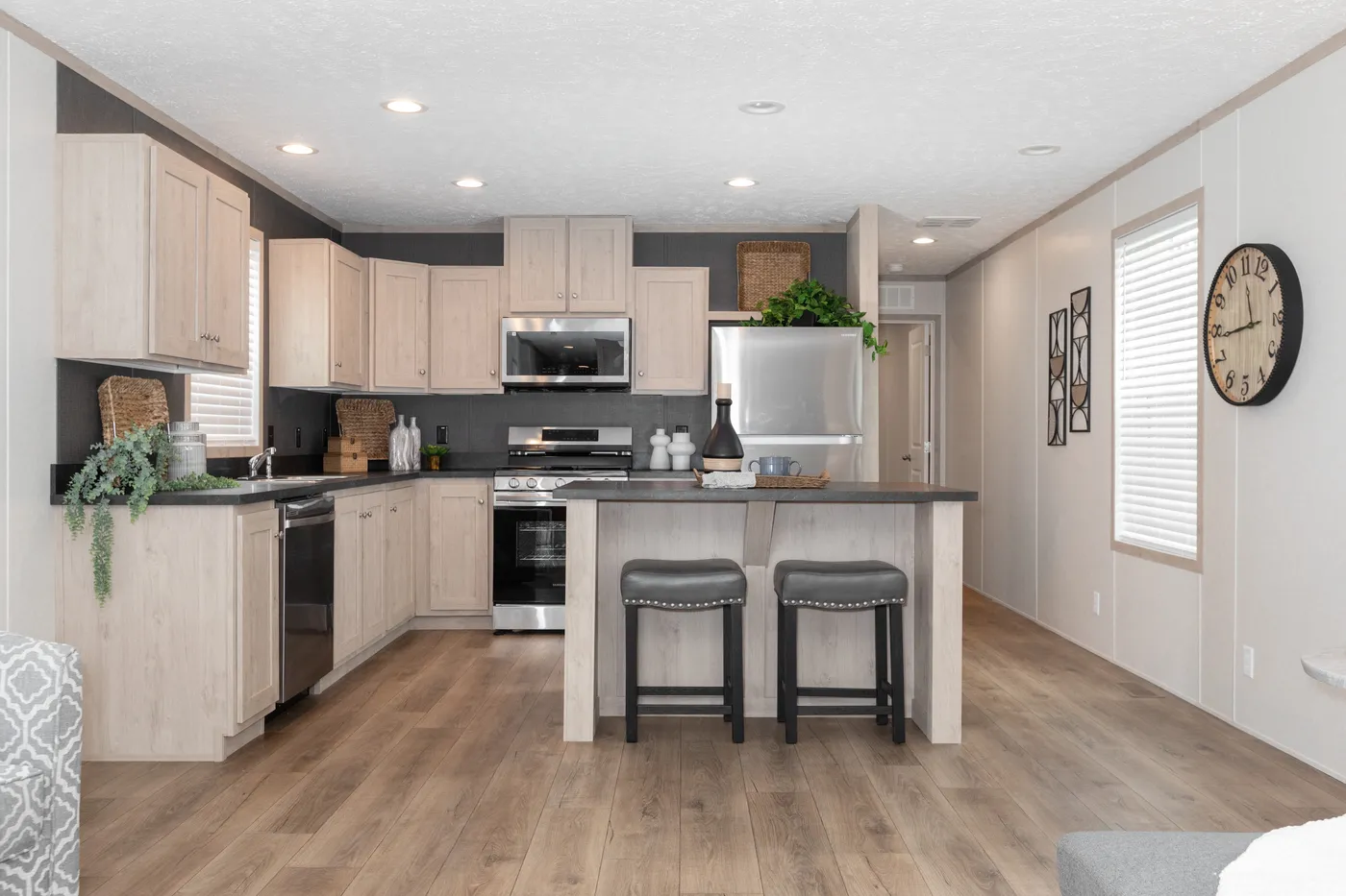 The 7616-4200 ADRENALINE Kitchen. This Manufactured Mobile Home features 3 bedrooms and 2 baths.