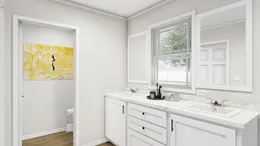 The HAWTHORNE Primary Bathroom. This Manufactured Mobile Home features 3 bedrooms and 2 baths.