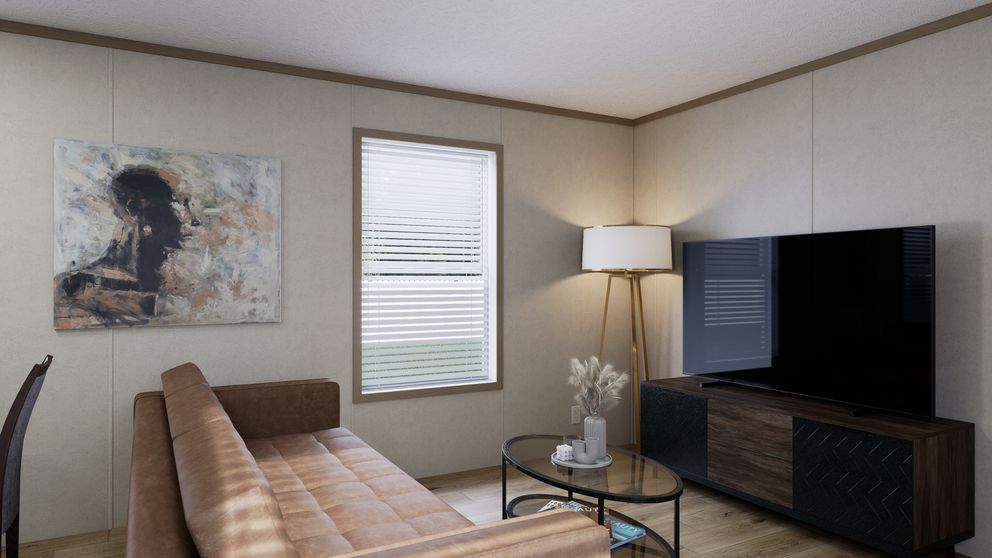 The 6014-CC02 CLEARPATH 60 Living Room. This Manufactured Mobile Home features 2 bedrooms and 2 baths.