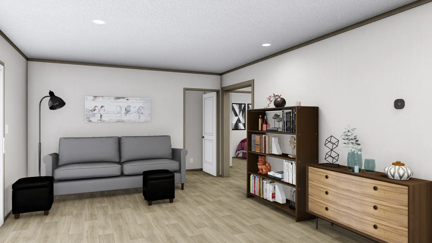 The BOONE Den. This Manufactured Mobile Home features 4 bedrooms and 2 baths.