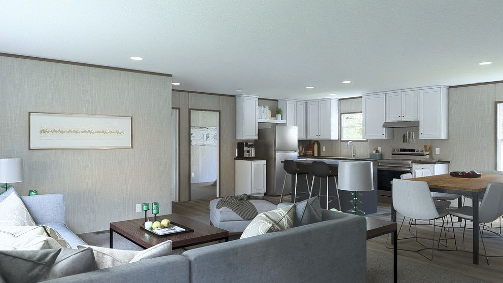 The LEGEND 28X48 Foyer. This Manufactured Mobile Home features 3 bedrooms and 2 baths.