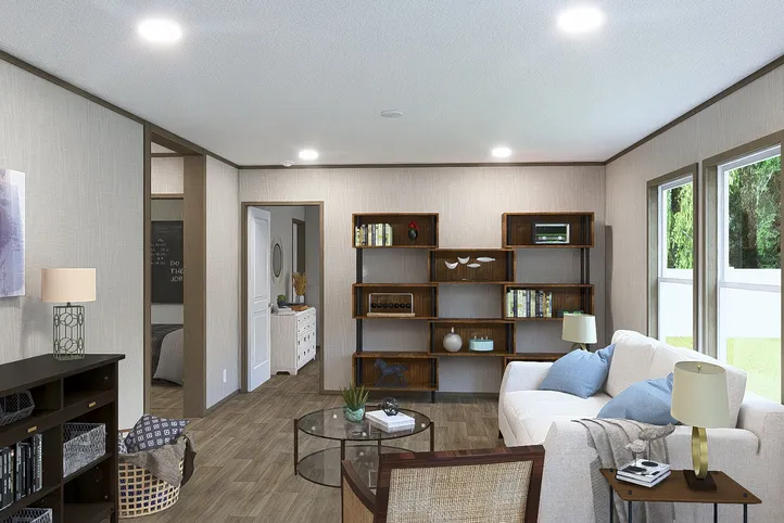 The MOROCCO Family Room. This Manufactured Mobile Home features 4 bedrooms and 2 baths.