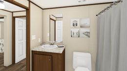 The MARVEL 4 Guest Bathroom. This Manufactured Mobile Home features 4 bedrooms and 2 baths.
