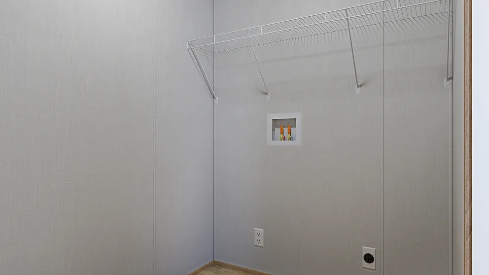 The EMBER Utility Room. This Manufactured Mobile Home features 2 bedrooms and 2 baths.